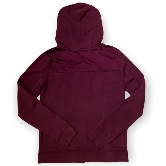 PINK VS Wine Tropical Print Lightweight Zip Up Hoodie - Picture 3 of 8